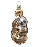 INGE-GLAS Inge Glas - Faultier - Christbaumschmuck, Baumschmuck - Glas - 11,5 cm