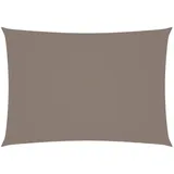 vidaXL Sonnensegel Oxford-Gewebe Rechteckig 2x4,5 m Taupe