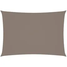 vidaXL Sonnensegel Oxford-Gewebe Rechteckig 2x4,5 m Taupe