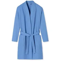 SCHIESSER Bademantel Elegant Kimono Blau XL