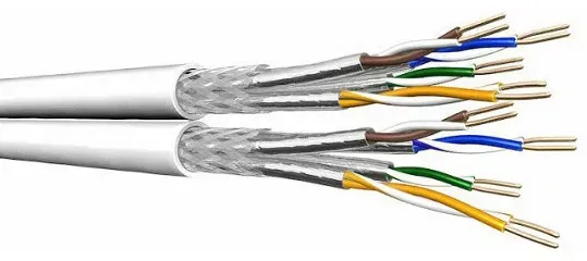 Draka UCHOME - Datenkabel Cat.7, SS26 S/FTP(900 MHz), Duplex 2x4x2xAWG26, weiß, 250m Trommel