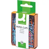 Q-Connect Büroklammern farbsortiert kunststoffüberzogen, 100 St.