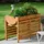 Dobar Doppel Hochbeet 71 x 100 x 50 cm Bernstein/Gelb
