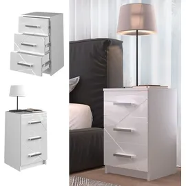 Vicco Nachtschrank Irma 37,6 x 35,5 x 66 cm Weiß