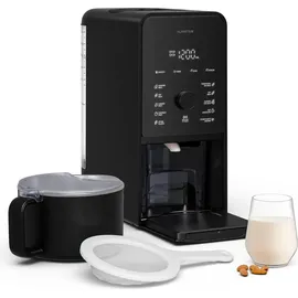 Klarstein Marcia Touch Pflanzenmilchbereiter, 1200W, 12 Programme, Selbstreinigung, LCD-Touch, 1,2L Edelstahl, Nussmilch Maschine & Hafermilch Maschin