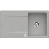 Villeroy & Boch Siluet 50 flat Fossil Keramikspüle Excenterbetätigung 500 x 500 mm