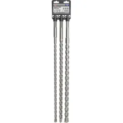 Mauer-Durchbruch-Bohrer-Satz | SDS-Schaft-max | 16 / 20 / 26 mm | 3-tlg.