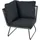 Siena Garden Kansas Loungesofa grau