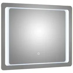 Pelipal Neutrale Flächenspiegel S34 LED Badspiegel 90 x 70 cm mit umlaufender LED Beleuchtung