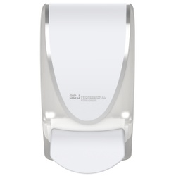 STOKO® Waschraum-Spender, Kunststoffspender für Schaumseife, Farbe: transparent/ weiß