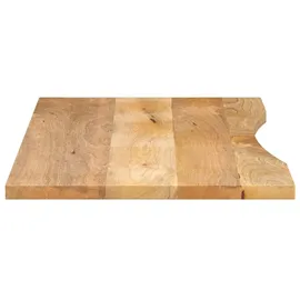 vidaXL Schreibtischplatte mit Aussparung 110x50x2,5cm Massivholz Mango