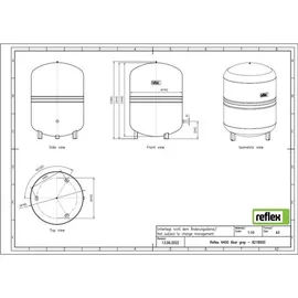Reflex N 400 bar 6 l Grau