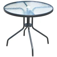 vidaXL Gartenmöbel Set 5-tlg. Schwarz