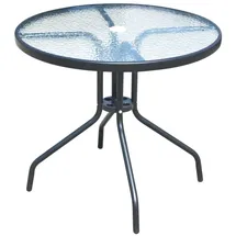 vidaXL Gartenmöbel Set 5-tlg. Schwarz