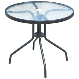 vidaXL Gartenmöbel Set 5-tlg. Schwarz
