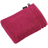 Waschhandschuh 16 x 22 cm cranberry