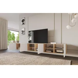 altdecor Elio Lowboard 300 cm Weiß/Holzwerkstoff