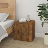 vidaXL Nachtschrank Räuchereiche 50 x 39 x 47 cm Braun