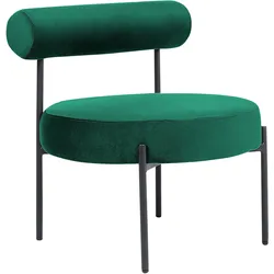 Sessel ALPHA Samtstoff Smaragdgrün