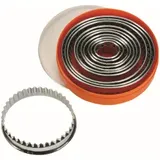 Schneider GmbH SCHNEIDER Ausstechersatz aus Edelstahl, oval gezackt