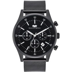 Rhodenwald & Söhne Chronograph Goodwill in Schwarz Edelstahl in Schwarz Herrenuhren   Herren 