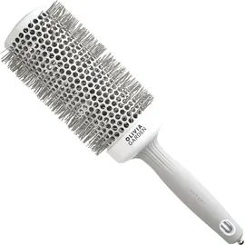 Olivia Garden Expert Blowout Speed gewellte Borsten 55 weiß & grau