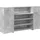 vidaXL Empfangstheke Betongrau 180x50x103,5 cm Holzwerkstoff