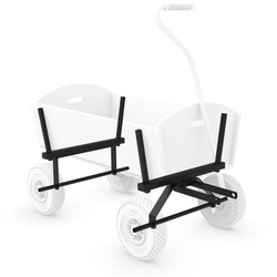 BERG Bollerwagen Ersatzteil - Rahmenteile Black