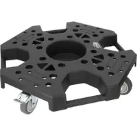 KS Tools Rollbrett Polypropylen Ø 800 mm schwarz