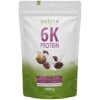 Nutri + Vegan 6K Protein Erdnuss-Schokolade Pulver 1000 g