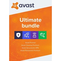 AVAST Ultimate 2024 1 PC 2 Jahre | Vollversion/Upgrade Antivirus 2025 DE avast!