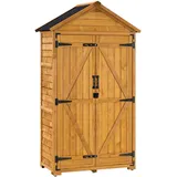 MCombo Gartenschrank Geräteschuppen Werkzeugschrank Outdoor-Schrank Holz 1000