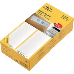 Avery Zweckform Frankieretikett  für Frankiermaschinen,164 x 41 mm, weiß, permanent, einzeln, 1 Pack = 500 Etiketten
