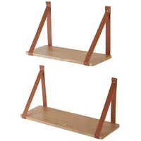 [en.casa] Wandregalset Utsira 48/60 x 20 x 30 cm