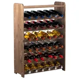 Proregal Weinregal Braun, Holz, Kiefer, Rechteckig, 63.2x87.2x26.5 cm, Wohnzimmer, Regale, Weinregale