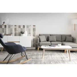 miliboo Ecksofa rechts skandinavisch Hellgrau OSLO