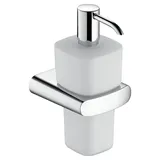 Keuco Elegance 11654, Opalglas, Halter/Pumpe, verchromt 11654019000