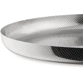 Alessi Tablett Ø 35 cm Edelstahl Silber