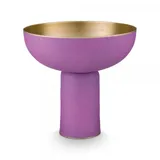 Pip Studio Hohe Schale Metall Matt Lila 23cm