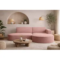 kaiser möbel Ecksofa mit runden Abschlüssen aus Cordstoff & Couches, Wohnlandschaften, Ecksofas