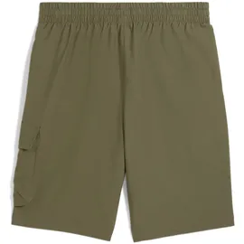 Puma ESS No. 1 Logo Woven 9" Herren Shorts, grün - loden green L