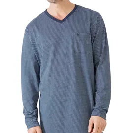 HAJO Nachthemd Premium Cotton Blau M