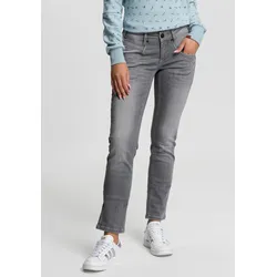 Slim-fit-Jeans GANG "94JOJO", Damen, Gr. 31 (40), N-Gr, grau, Denim/Jeans, Obermaterial: 91% Baumwolle, 5% Polyester, 4% Elasthan, leichte Abriebeffekte, unifarben, casual, slim fit lang, Jeans, Bewegungsfreiheit mit großer Formstabilität
