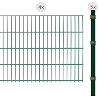 Arvotec Doppelstabmattenzaun "EXCLUSIVE 83 zum Einbetonieren" Zaunelemente Zaunhöhe 83 cm, Zaunlänge 2 - 60 m Gr. H/L: 83 cm x 8 m H/L: 83 cm, grün (dunkelgrün) Zaunelemente
