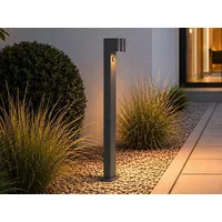 meine wunschleuchte Wegeleuchte Aluminium Höhe 100 cm mit Bewegungsmelder schwarz