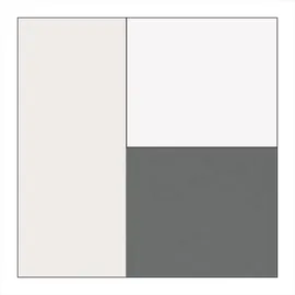 Feldmann-Küchen Winkelküche L-Form 335 x 155 cm Grau Weiß