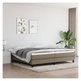 vidaXL Boxspringbettgestell 200 x 200 cm Taupe