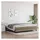 vidaXL Boxspringbettgestell 200 x 200 cm Taupe