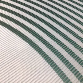 Vision BEXON Schiebegardine Halbkreismotiv, halbtransparent, 260x60 cm, Farbe:Petrol, Größe:260 x 60 cm, Anzahl:1x