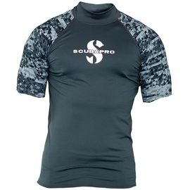 Scubapro Unisex High Neck Rashguard, Grau, L EU